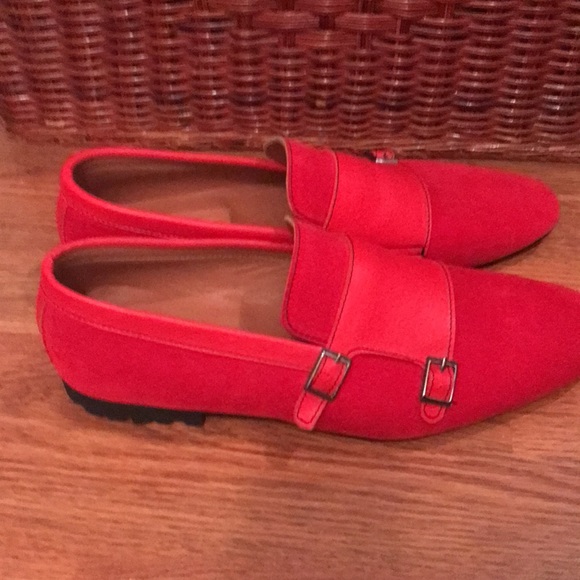 Isotti Red leather Loafer - Picture 2 of 7